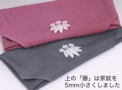 手袱紗(藤色と銀鼠)